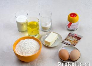 دونات الحليب المقلية في وصفة مقلاة مع الصورة