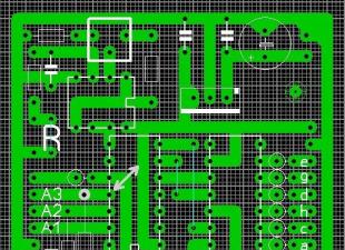 Ampère-voltmètre intégré sur PIC12F675 et indicateurs LED